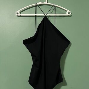 H&M Black Strappy Bodysuit